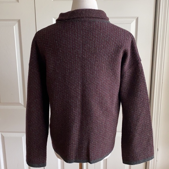 Chiaramente Wool Blend Open Front Cardigan Size Small - Picture 5 of 12